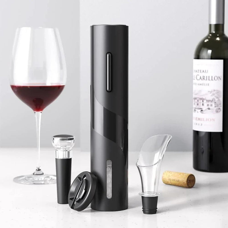 Abridor de garrafas de vinho elétrico recarregável, saca-rolhas automático