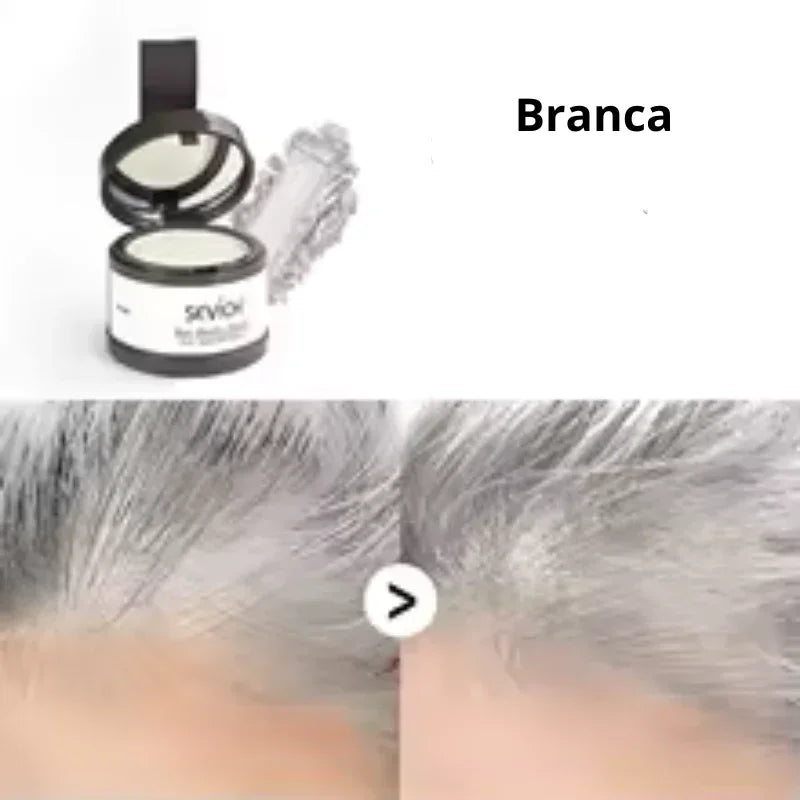 Pó Maquiagem p/ Cabelo a Prova D'agua