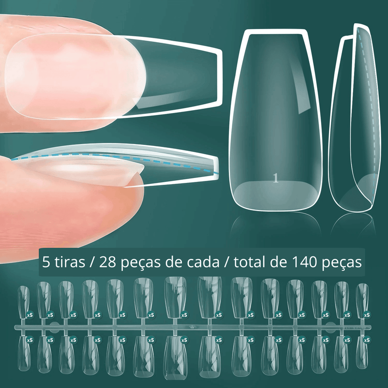 Unhas Postiças Extensões de Acrílico