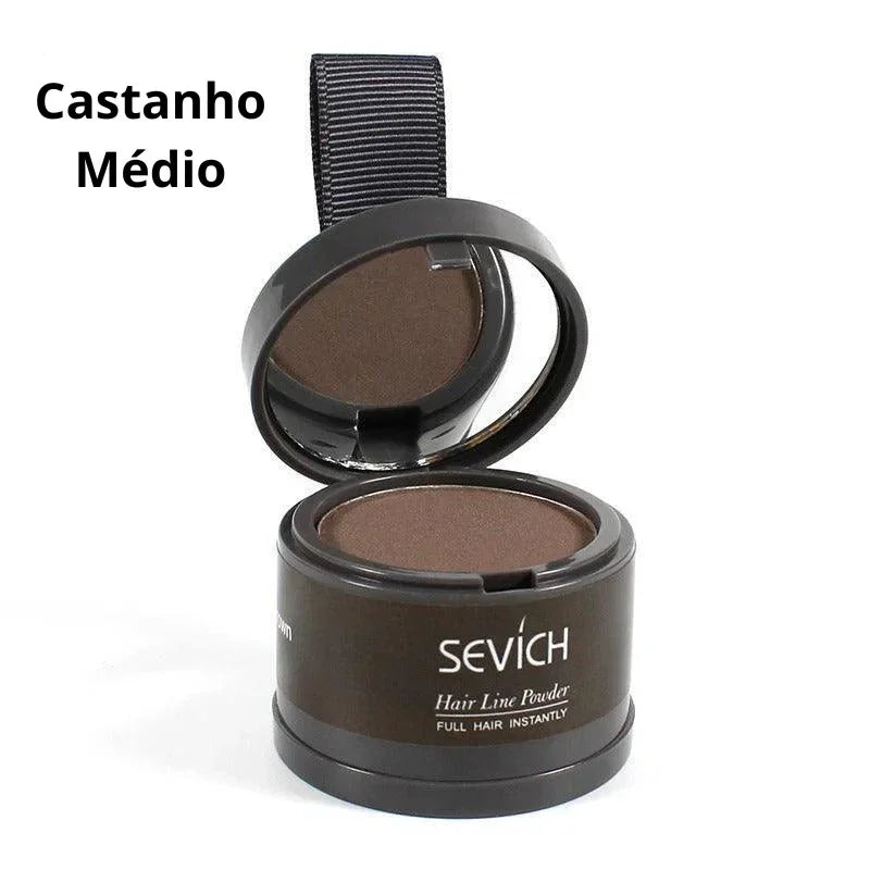Pó Maquiagem p/ Cabelo a Prova D'agua