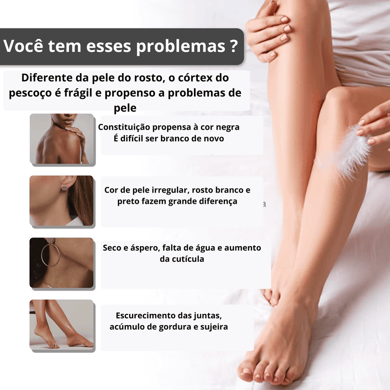Creme de Lixívia para Clareador Corporal