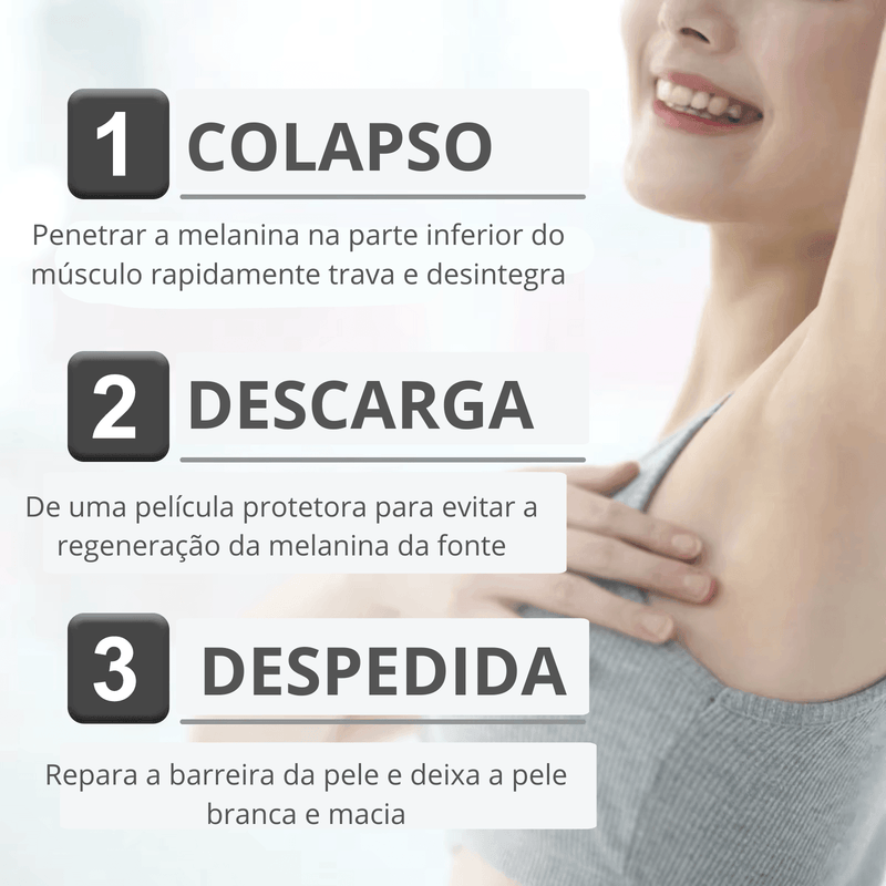 Creme de Lixívia para Clareador Corporal