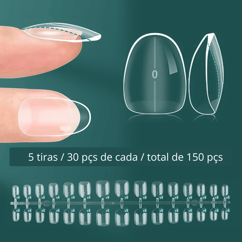 Unhas Postiças Extensões de Acrílico