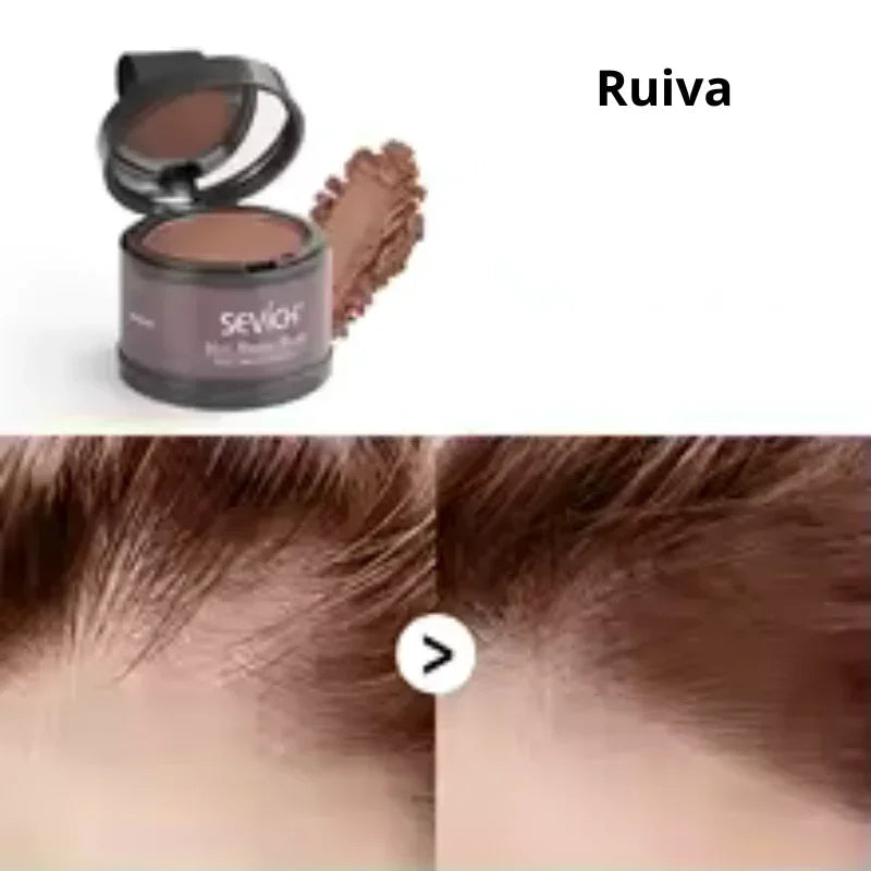 Pó Maquiagem p/ Cabelo a Prova D'agua