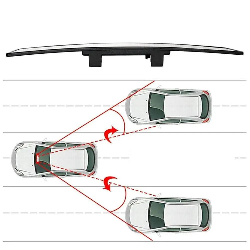 Espelho Retrovisor Panorâmico Universal para Interior do Carro