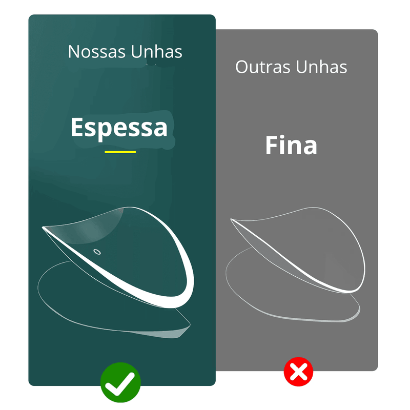 Unhas Postiças Extensões de Acrílico