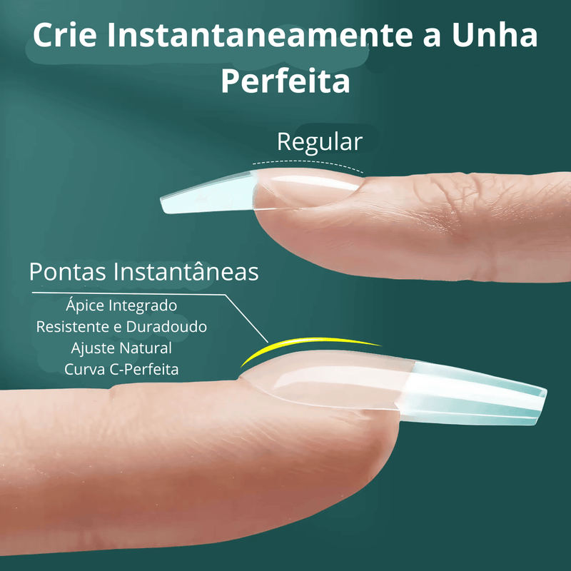 Unhas Postiças Extensões de Acrílico